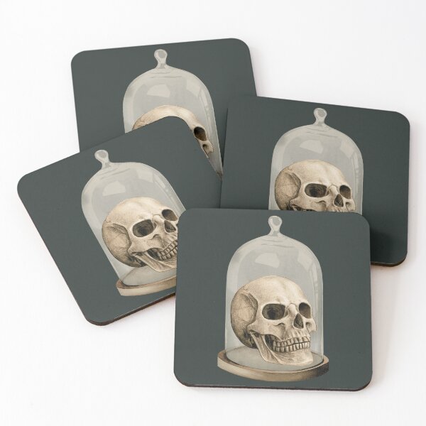 Item preview, Skull in a Bell Jar designed and sold by ArtsyTales.