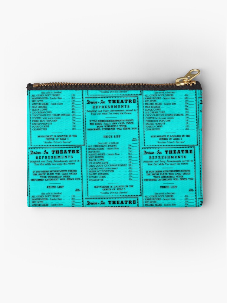 Thumbnail 1 of 4, Zipper Pouch, Drive In Menu designed and sold by AC1313.