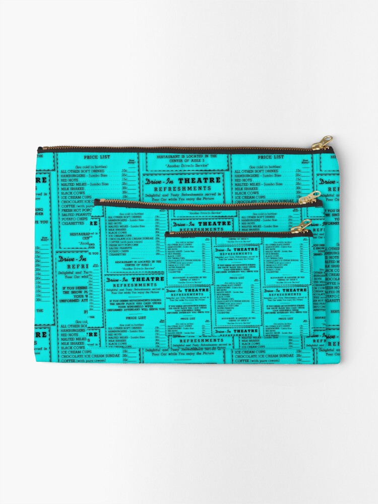 Thumbnail 2 of 4, Zipper Pouch, Drive In Menu designed and sold by AC1313.