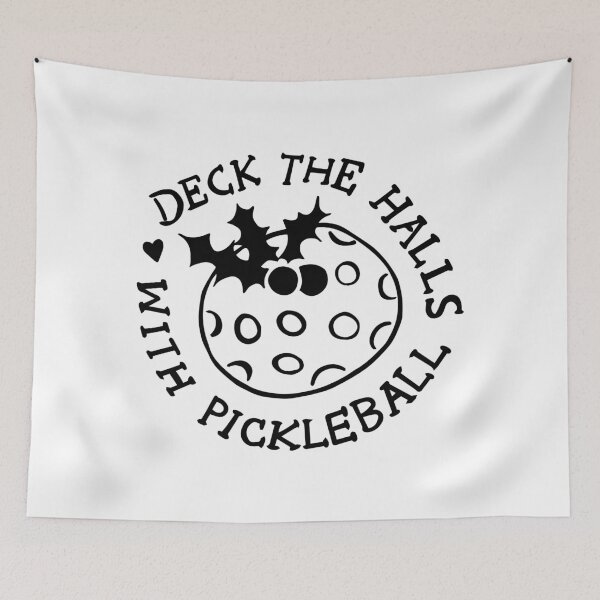 Item preview, Funny Pickleball Player Deck the Halls Christmas Humor Pickleball Game Lover  designed and sold by FociCreate.