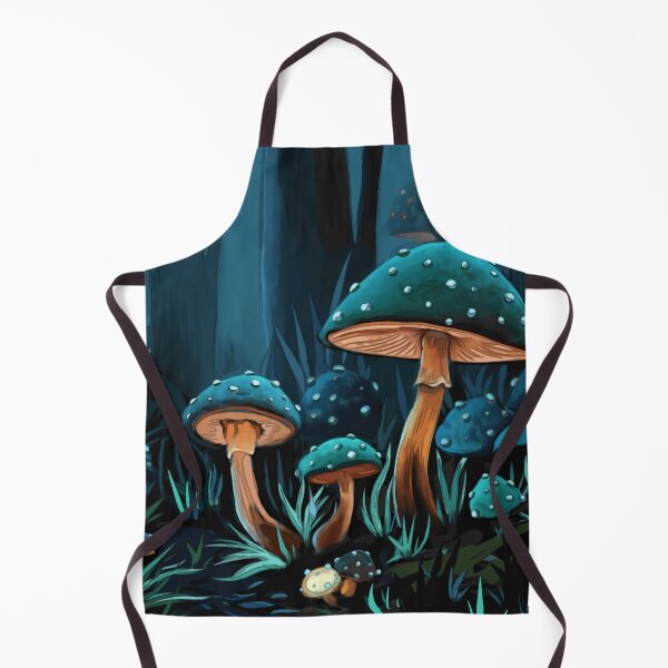 Item preview, midnight mushrooms designed and sold by Whimsy Pose Illustrations.