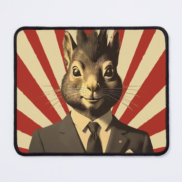 Item preview, Half Squirrel Half Man Vintage Freak Show Poster Inspired Original Digital Art designed and sold by paloozaparty.