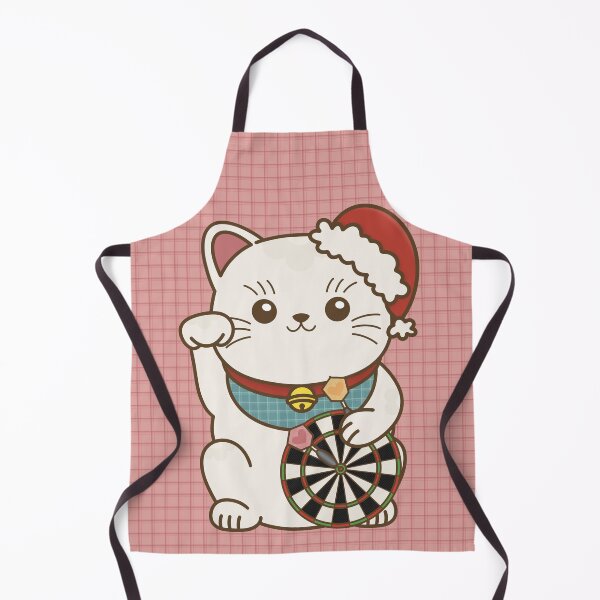 Item preview, Lucky Cat Loves Darts X Christmas designed and sold by love4darts.