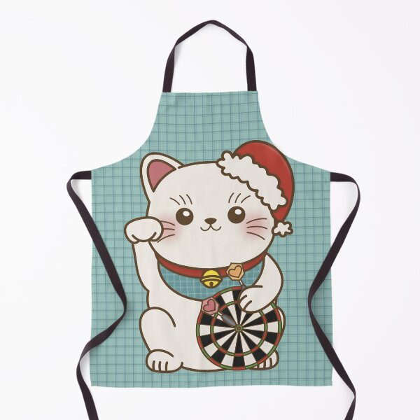 Item preview, Lucky Cat Loves Darts X Christmas designed and sold by love4darts.