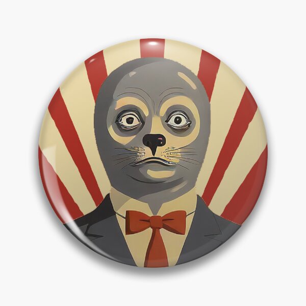 Artikelvorschau, Half Seal Half Man Vintage Freak Show Poster inspiriert Original digitale Kunst entworfen und verkauft von paloozaparty.
