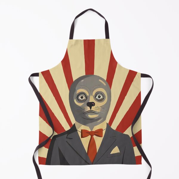 Item preview, Half Seal Half Man Vintage Freak Show Poster Inspired Original Digital Art designed and sold by paloozaparty.