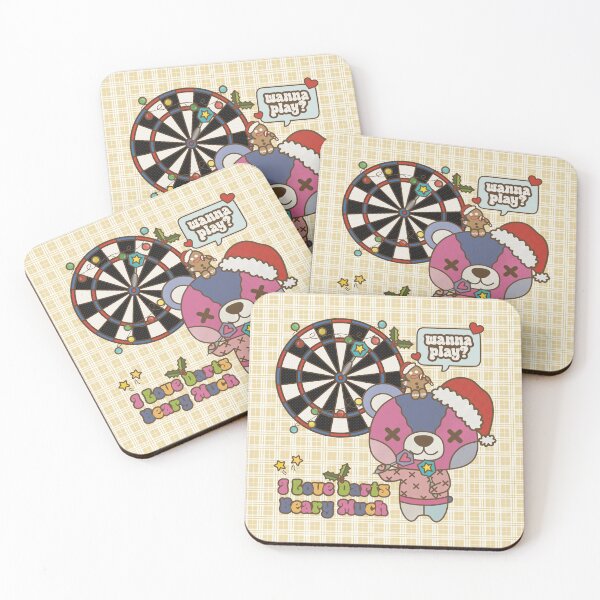 Item preview, I Love Darts Beary Much X Christmas designed and sold by love4darts.