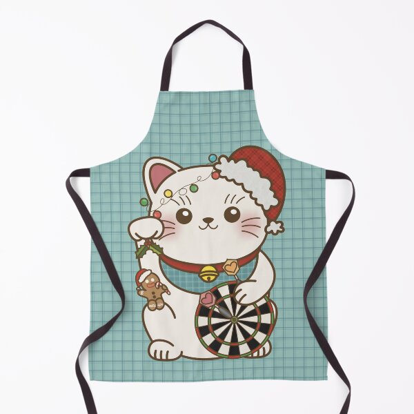 Item preview, Lucky Cat Loves Darts X Christmas designed and sold by love4darts.