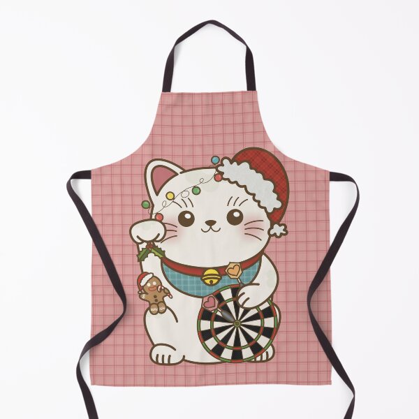 Item preview, Lucky Cat Loves Darts X Christmas designed and sold by love4darts.