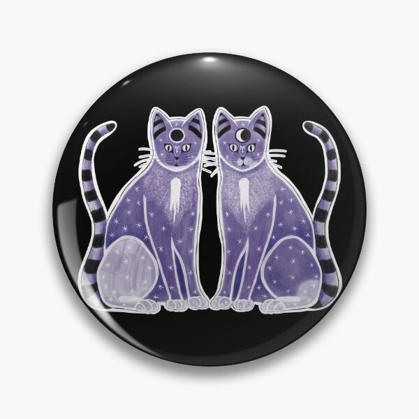 Item preview, Space Cat Twins designed and sold by MetalTea.