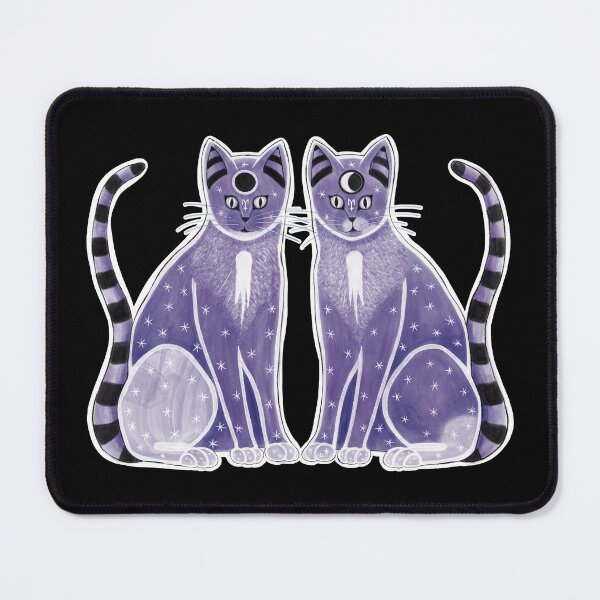 Item preview, Space Cat Twins designed and sold by MetalTea.