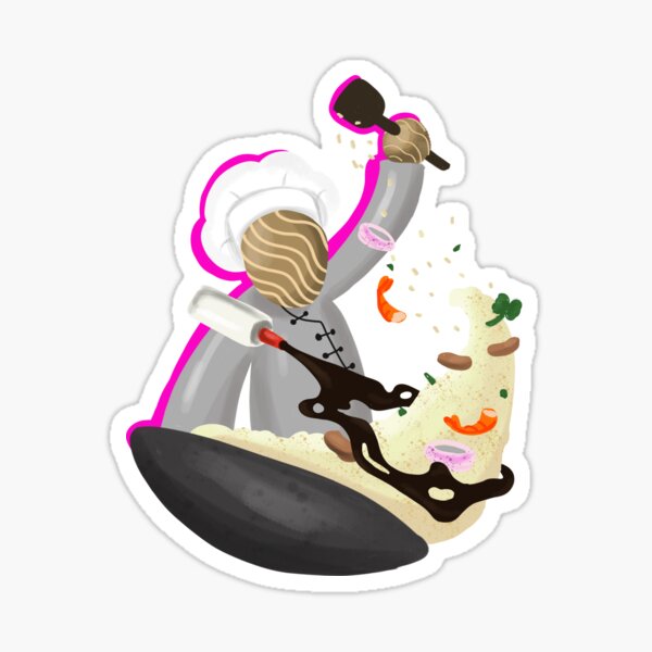 Item preview, Vietnamese Fried Rice Illustration – Seafood Culinary Art designed and sold by BeckiColor.