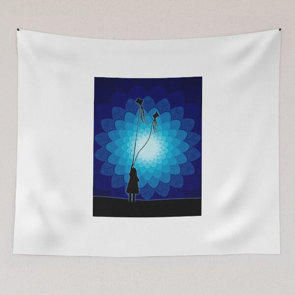 Item preview, A girl with kite designed and sold by ArchanaVA.