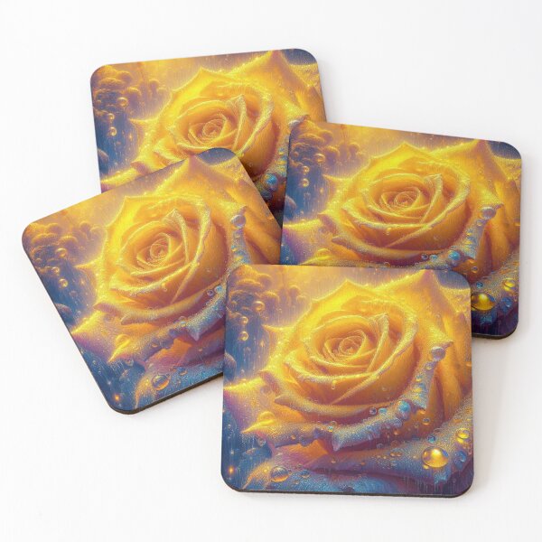 Item preview, The Yellow Rose with Dew Drops by shs_kenya designed and sold by Shs-Kenya.