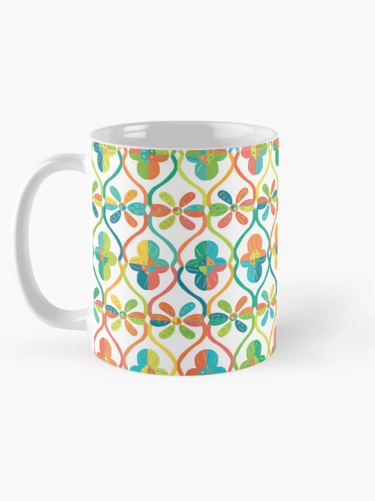 Thumbnail 5 of 6, Coffee Mug, Colorful Geometric Pattern Design designed and sold by GeomePattern.