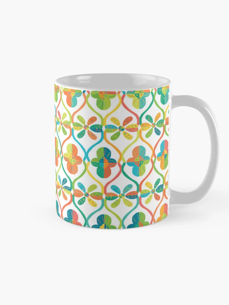 Thumbnail 3 of 6, Coffee Mug, Colorful Geometric Pattern Design designed and sold by GeomePattern.