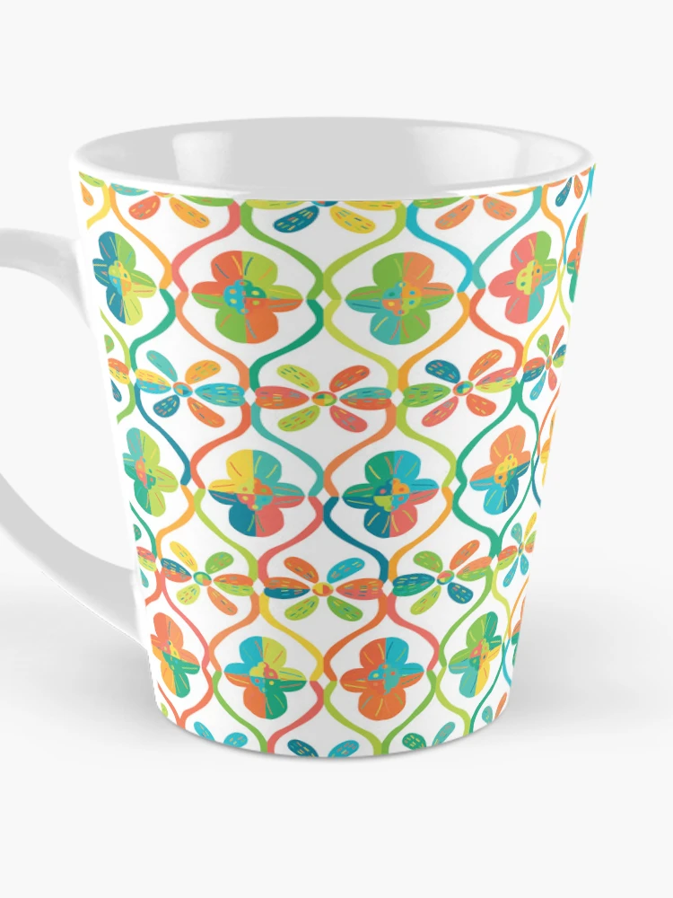 Thumbnail 3 of 4, Coffee Mug, Colorful Geometric Pattern Design designed and sold by GeomePattern.