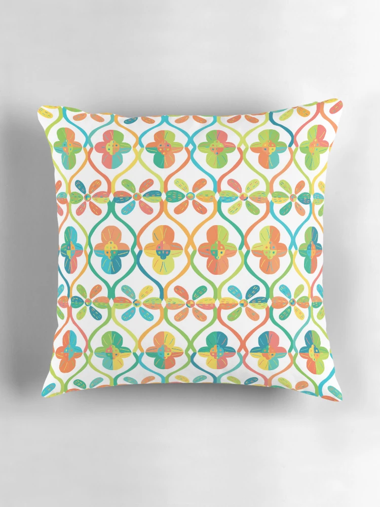 Thumbnail 3 of 4, Pillow, Colorful Geometric Pattern Design designed and sold by GeomePattern.
