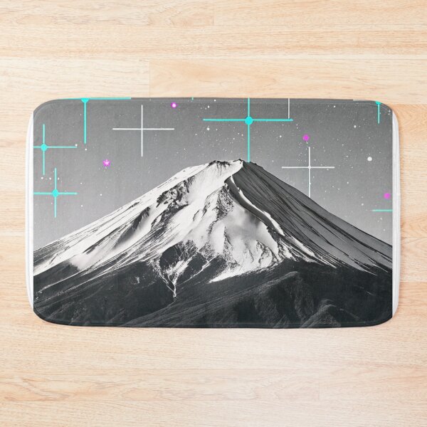 Item preview, Mount Fuji Under a Digital Starry Night – Futuristic Japan Art designed and sold by fc2c.