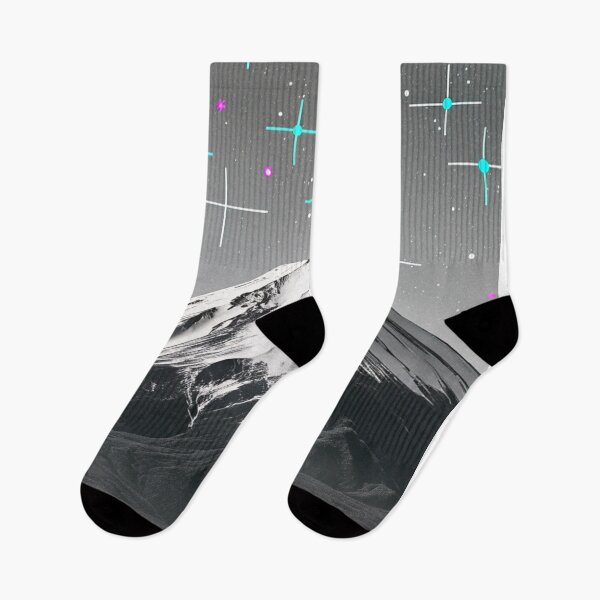 Item preview, Mount Fuji Under a Digital Starry Night – Futuristic Japan Art designed and sold by fc2c.