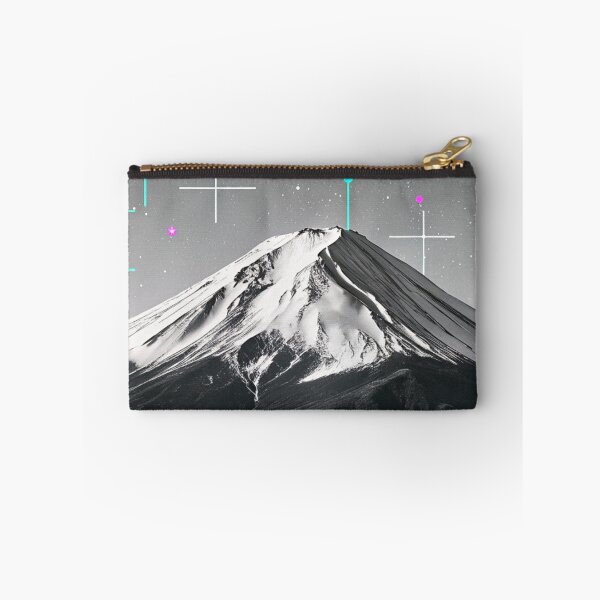 Item preview, Mount Fuji Under a Digital Starry Night – Futuristic Japan Art designed and sold by fc2c.