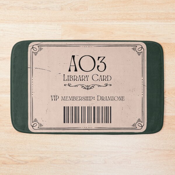 Artikelvorschau, AO3 Dramione-Bibliotheksausweis entworfen und verkauft von ArtsyTales.