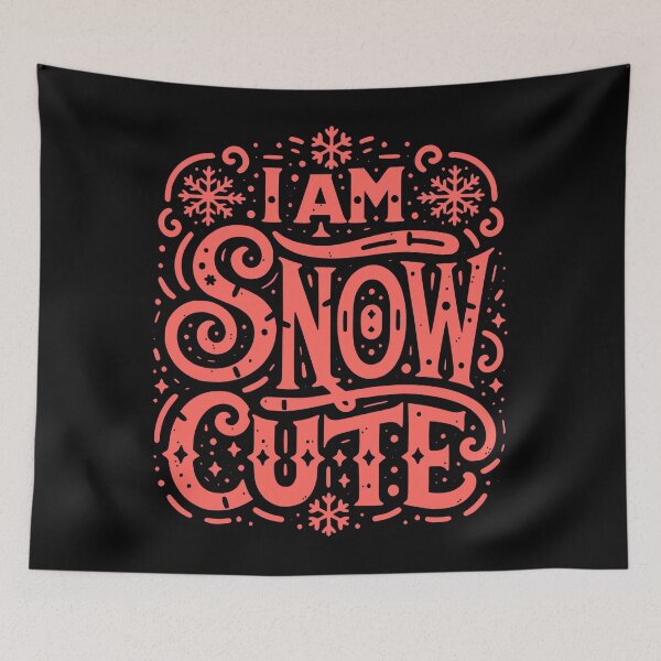 Item preview, I Am Snow Cute Christmas Holiday Gift designed and sold by creativerooney.