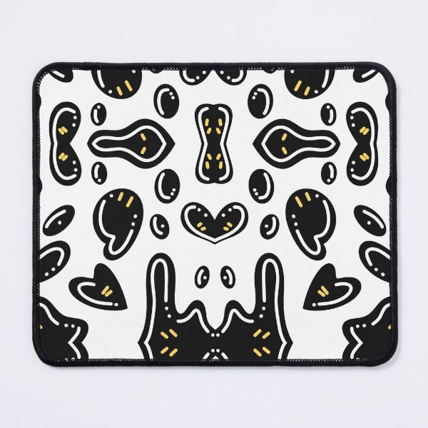 Item preview, Black & White Cow Print with Heart Design designed and sold by WinusYTS.