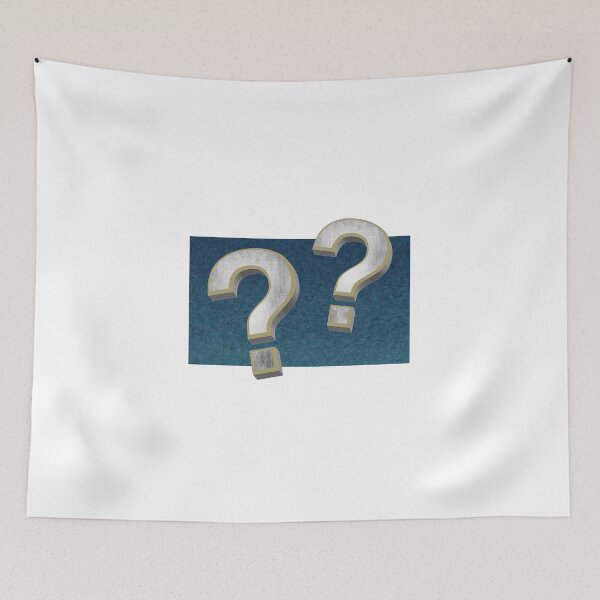 Item preview, two question marks designed and sold by nijess.