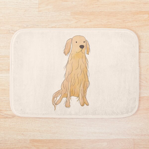 Item preview, Life is golden, golden retriever dog drawing  designed and sold by SaryandSaff.