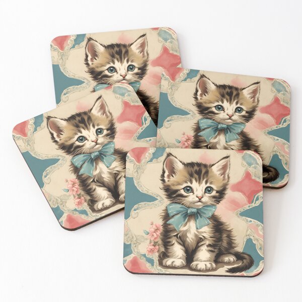 Item preview, Adorable Kitten Wearing Bow designed and sold by Oonward2021.