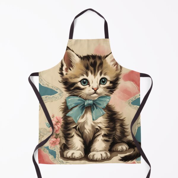 Item preview, Adorable Kitten Wearing Bow designed and sold by Dream Bloom Gallery.