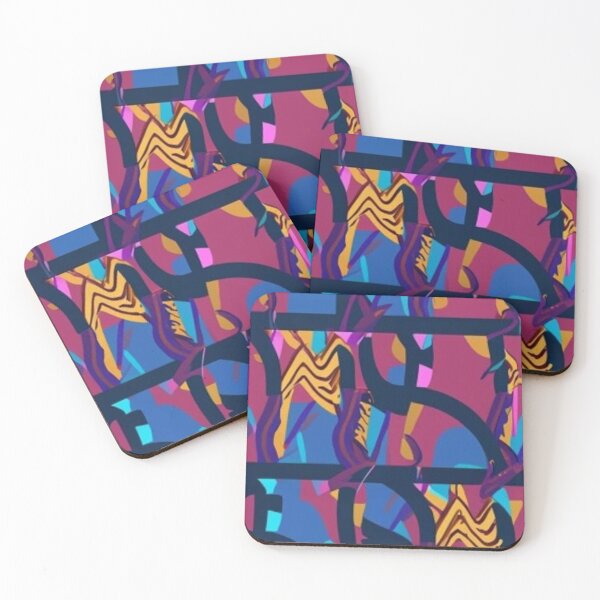 Item preview, Abstract & Colorful Memphis Pattern  designed and sold by Matoo5062.