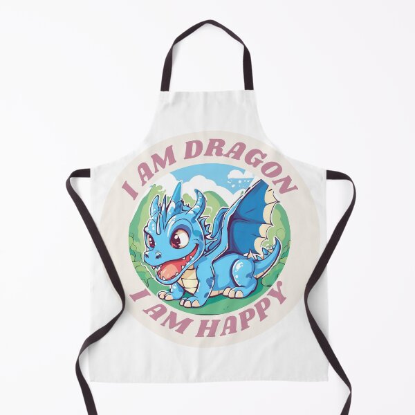 Item preview, Cute blue dragon, bright, smile and happy designed and sold by Vibes-vintage.