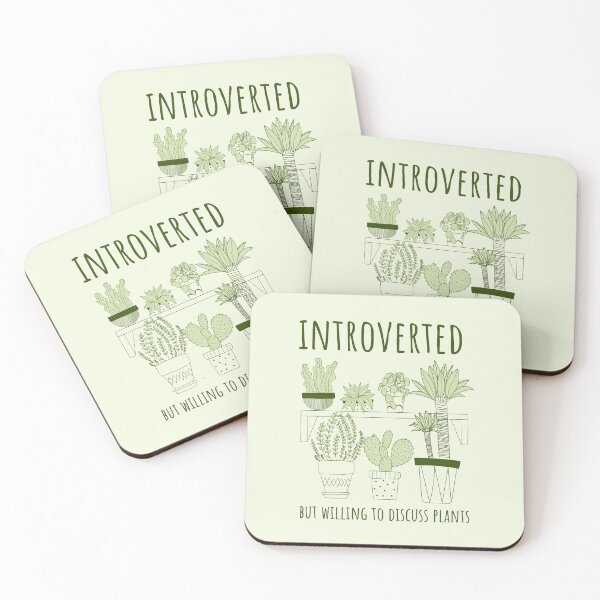 Item preview, Introverted But Willing to Discuss Plants designed and sold by Glint-Design.