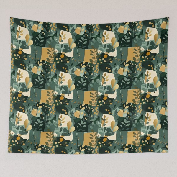 Item preview, abstract botanical pattern designed and sold by zirconp.