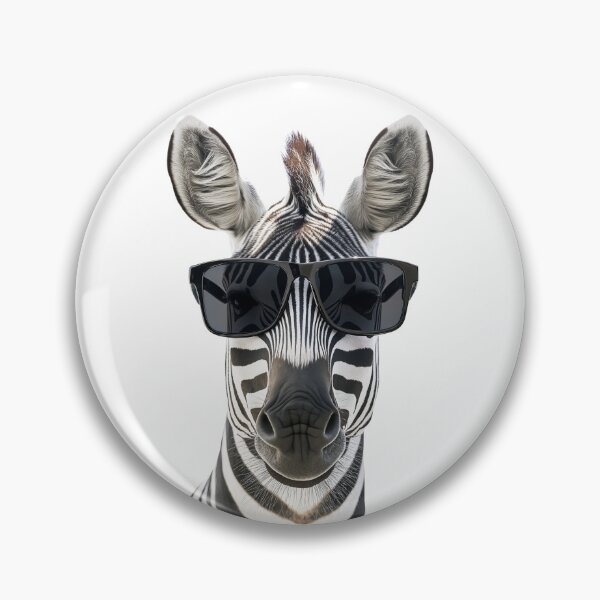 Item preview, Funny cool Zebra wearing sunglasses designed and sold by LazyOwlStore.