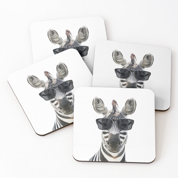 Item preview, Funny cool Zebra wearing sunglasses designed and sold by LazyOwlStore.
