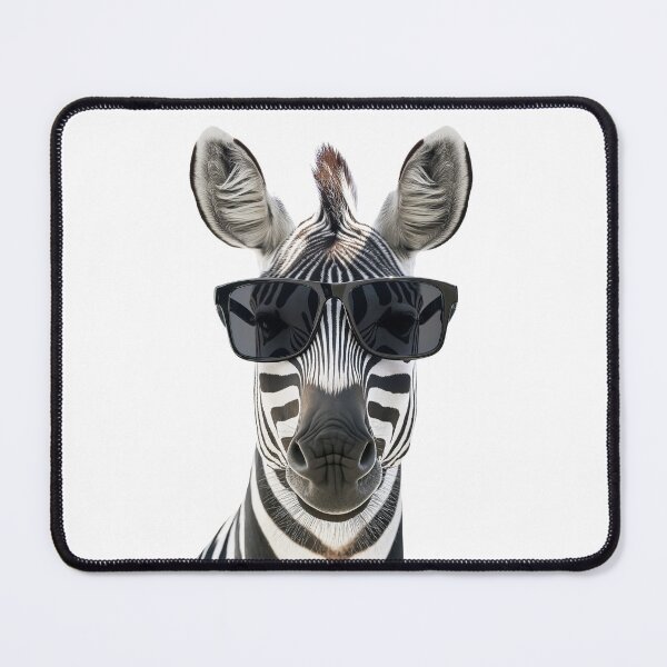 Item preview, Funny cool Zebra wearing sunglasses designed and sold by LazyOwlStore.