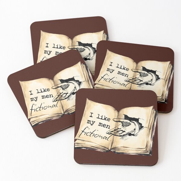 Item preview, i like my men fictional book boyfriend designed and sold by ArtsyTales.