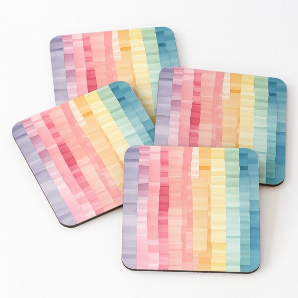 Item preview, Rainbow Watercolour Stripes designed and sold by Djarainj.