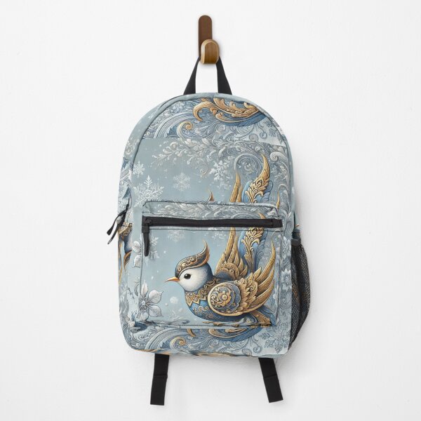 Item preview, Thai Bird Art in the Snowy Winter Scene designed and sold by Kts20.