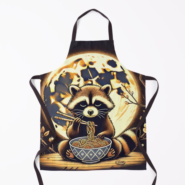 Item preview, Raccoon Eating Instant Noodle Cup designed and sold by Bird182465.