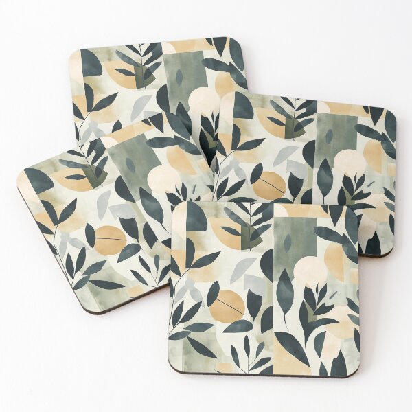 Item preview, abstract botanical pattern designed and sold by zirconp.
