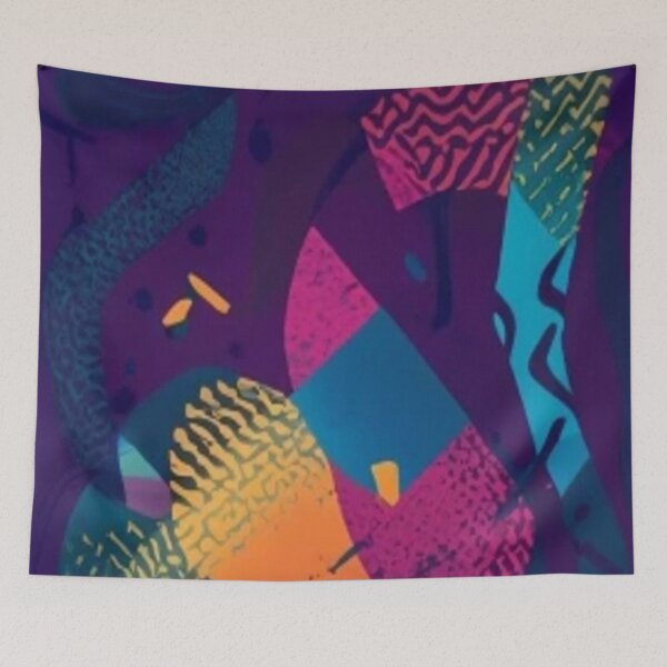 Item preview, Abstract & Colorful Memphis Pattern  designed and sold by Matoo5062.