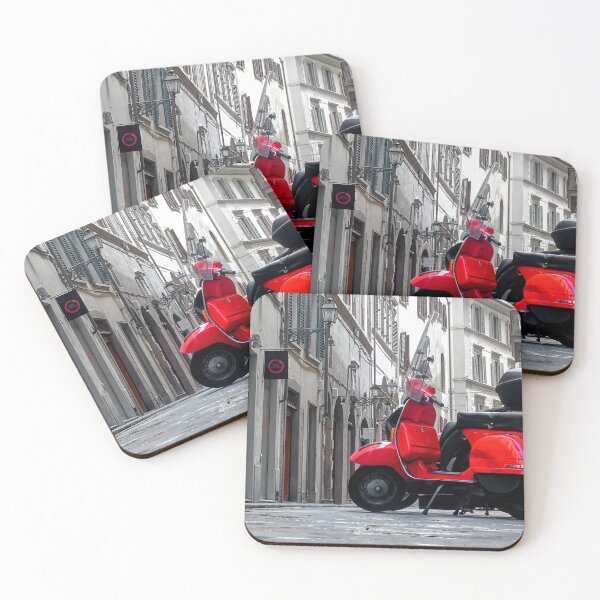 Item preview, Italy Red Scooter in Backstreet Classic Style designed and sold by Adam Gormley.