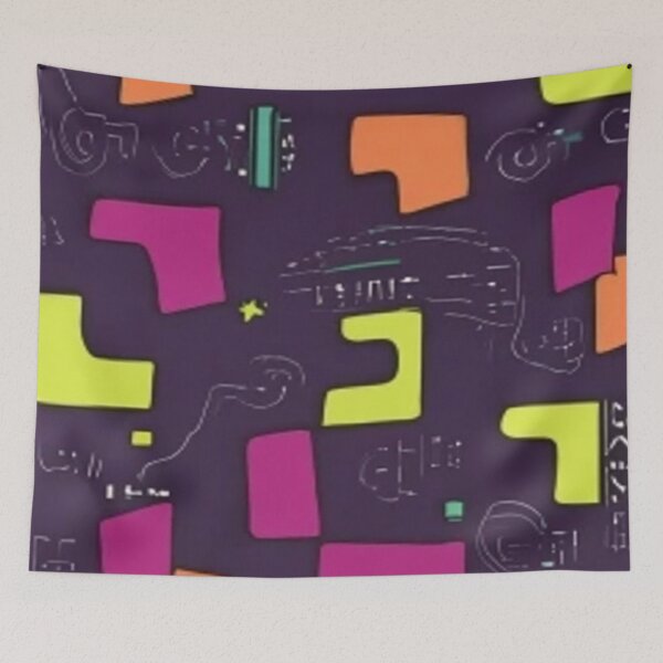 Item preview, Abstract & Colorful Memphis Pattern  designed and sold by Matoo5062.