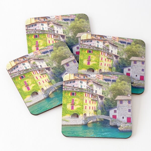 Item preview, Lago de Como - Nesso Italia Belleza de los lagos italianos designed and sold by Adam Gormley.