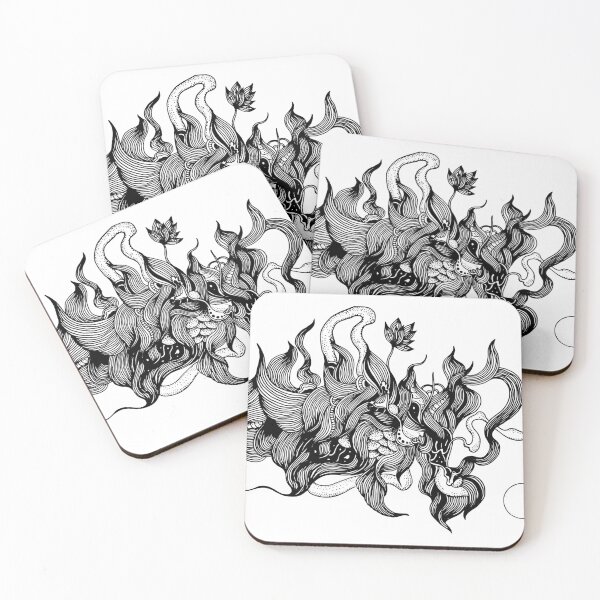 Item preview, A world woven with intricate lines designed and sold by loukanart.