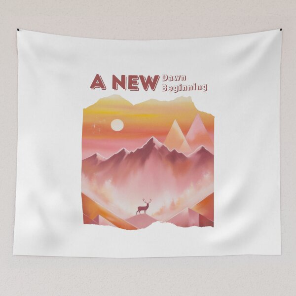 Item preview, Amanecer peaceful deer designed and sold by ZerotwoStudio.